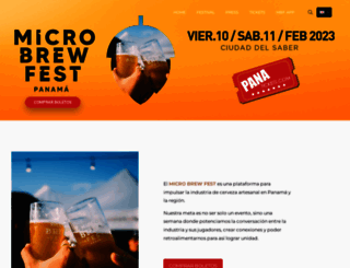 microbrewfestpanama.com screenshot