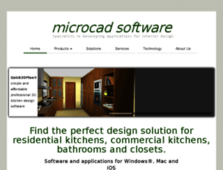 microcadsoftware.com screenshot