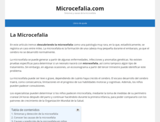 microcefalia.com screenshot