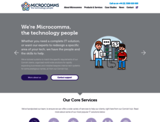 microcomms.co.uk screenshot