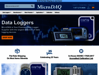 microdaq.com screenshot