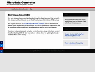 microdatagenerator.org screenshot