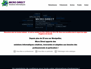 microdirect.fr screenshot