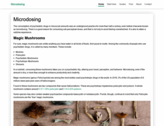 microdosing.info screenshot