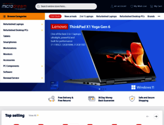 microdream.co.uk screenshot