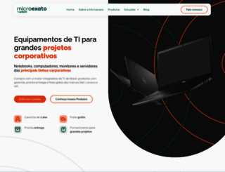 microexato.com.br screenshot