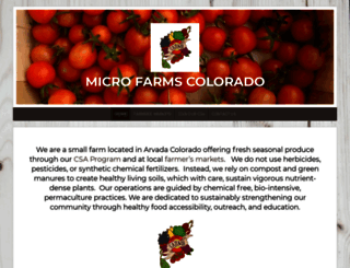 microfarmscolorado.com screenshot