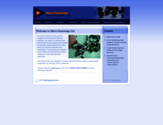 microfastenings.com screenshot