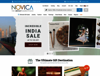 microfinance.novica.com screenshot
