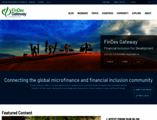 microfinancegateway.org screenshot