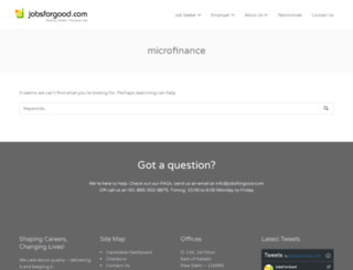 microfinancejobs.com screenshot