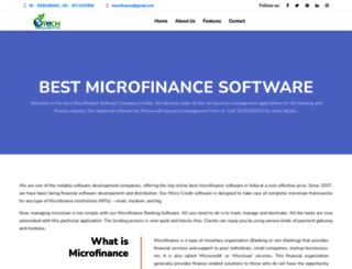 microfinancesoftware.co.in screenshot