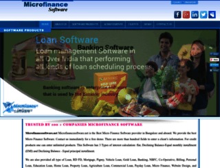microfinancesoftware.net screenshot