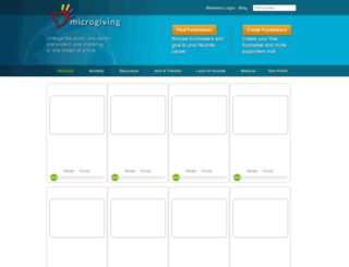 microgiving.com screenshot