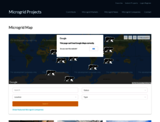 microgridprojects.com screenshot