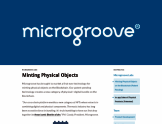 microgroove.com screenshot