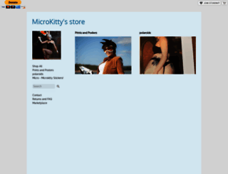 microkitty.storenvy.com screenshot