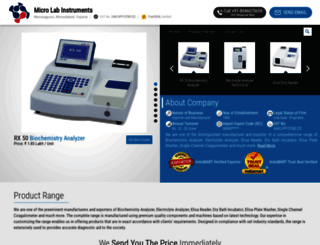 microlab-india.com screenshot