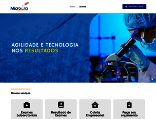 microlabdiagnosticos.com.br screenshot