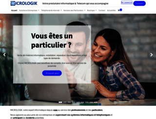 micrologik.fr screenshot