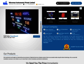 micromaxdisplay.com screenshot