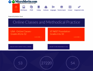 micromerits.com screenshot