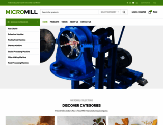 micromill.in screenshot