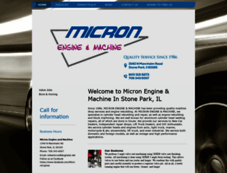 micronengineandmachine.com screenshot