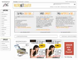 micronetcenter.com screenshot