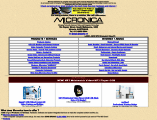 micronica.com.au screenshot