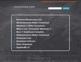 micronline.com screenshot