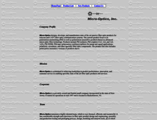 microopticsinc.com screenshot