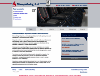 micropathology.com screenshot