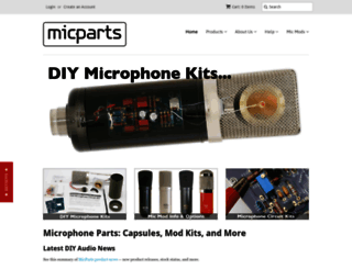 microphone-parts.com screenshot