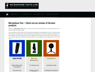 microphone-tests.com screenshot