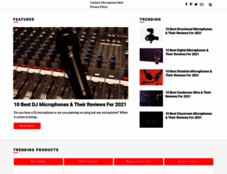 microphonenerd.com screenshot