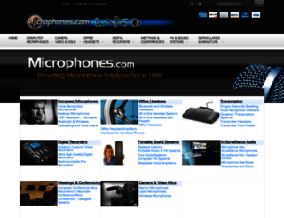 microphones.com screenshot