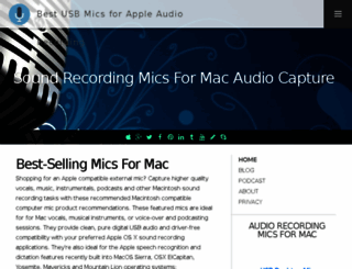 microphonesformac.com screenshot