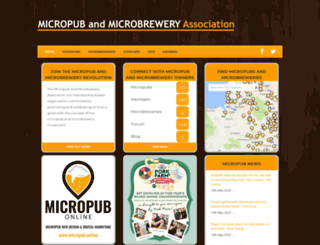 micropubassociation.co.uk screenshot