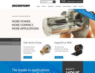 micropump.com screenshot