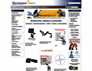 microscope-depot.com screenshot