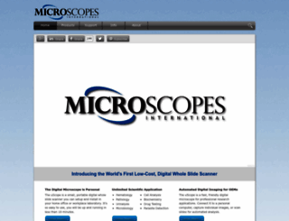 microscopesinternational.com screenshot