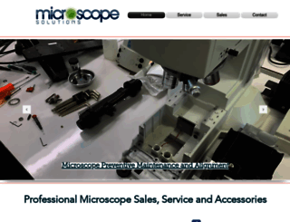 microscopesolutions.com screenshot