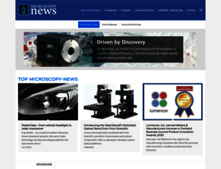 microscopy-news.com screenshot