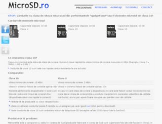 microsd.ro screenshot