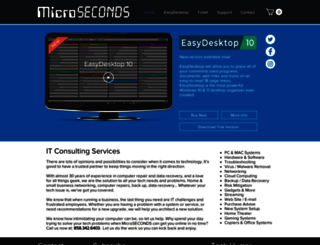 microseconds.com screenshot