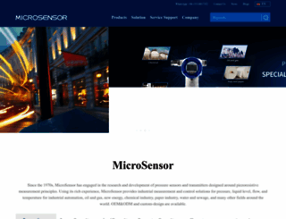microsensorcorp.com screenshot