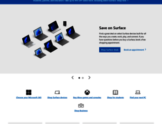 microsft.com screenshot