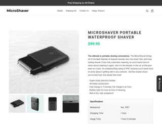 microshaver.com screenshot