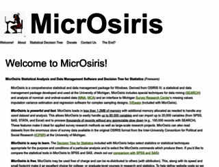microsiris.com screenshot